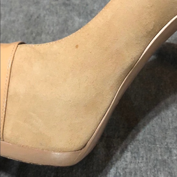 Yves Saint Laurent Suede Patent Toe Platforms - Picture 6 of 6